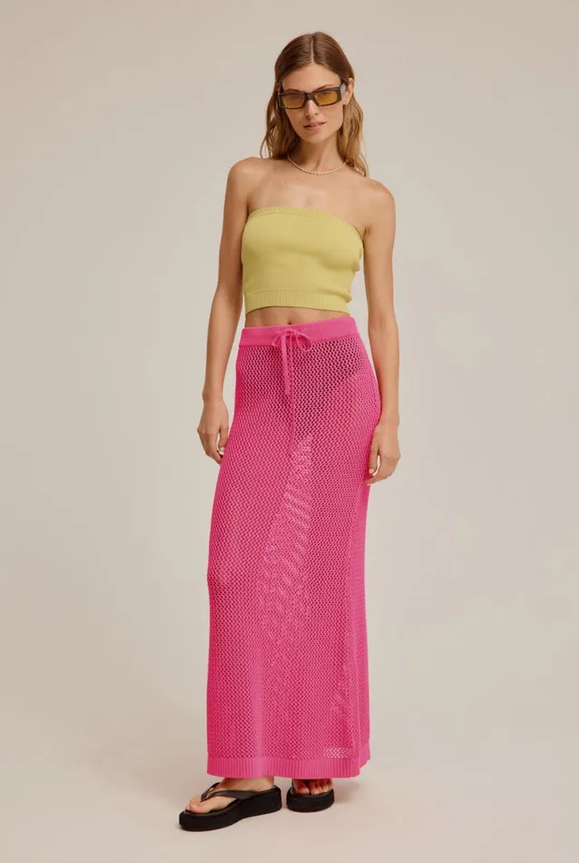 Woman Venroy Skirts Crochet Knit Skirt
