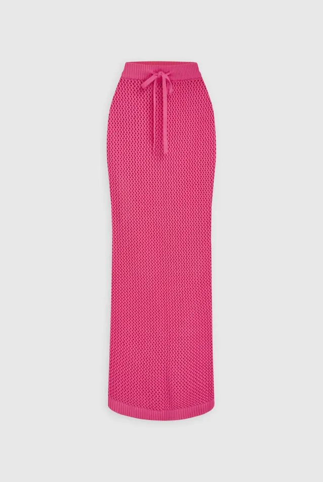 Woman Venroy Skirts Crochet Knit Skirt