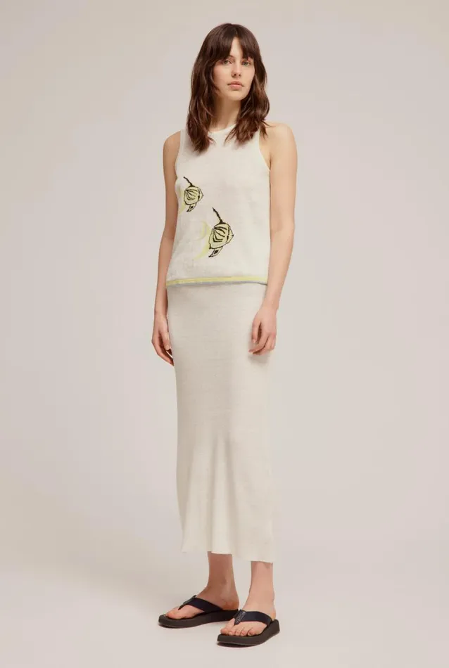 Woman Venroy TShirts and Tanks Intarsia Knitted Tank