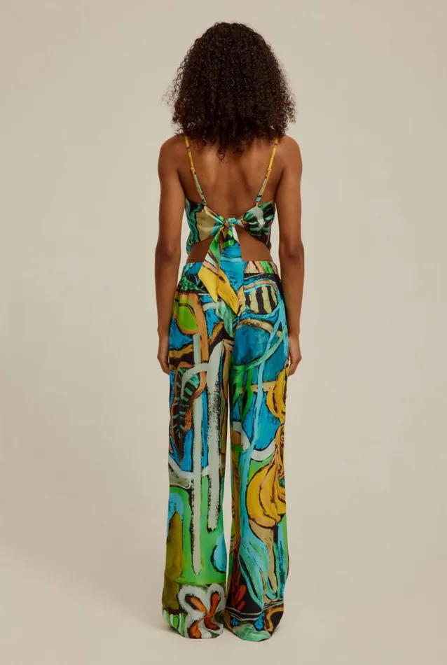 Woman Venroy Tops Silk Scarf Top