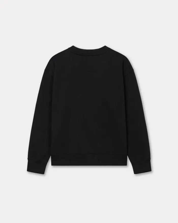 Women 039Boke Flower 20039 Embroidered Sweatshirt In Cotton Black Kenzo Sweatshirts And Hoodies