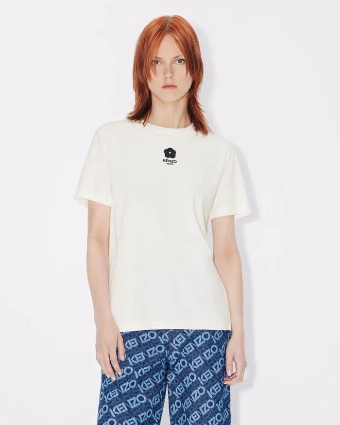 Women 039Boke Flower 20039 Tshirt Off White Kenzo Tshirts And Polos