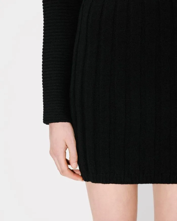 Women 039KENZO 3D039 Embroidered Mini Dress Black Kenzo Dresses And Skirts