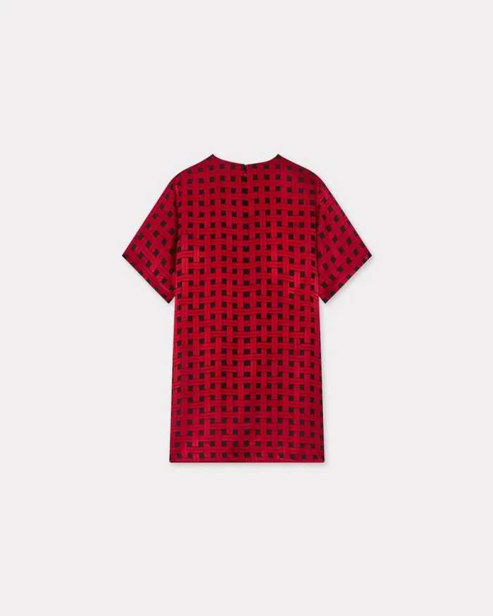 Women 039KENZO Weave039 Dvor Dress Tshirt Cherry Kenzo Dresses And Skirts