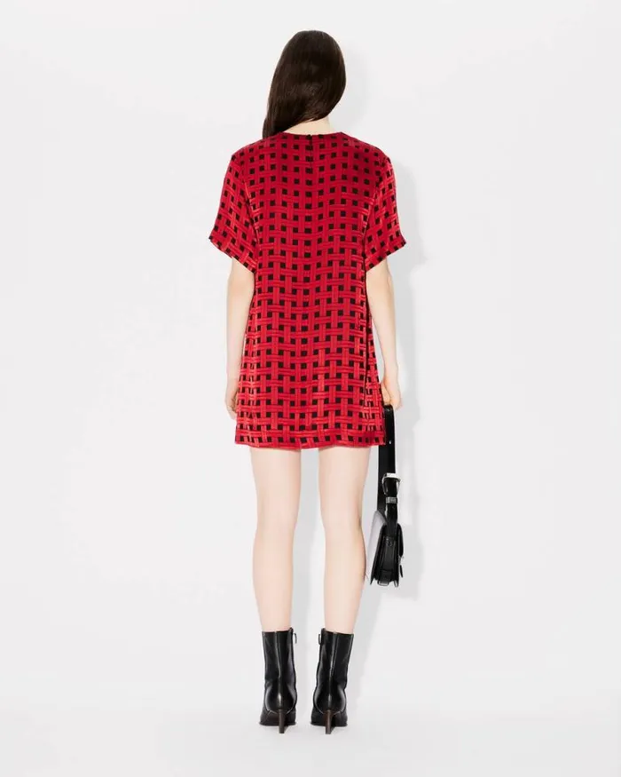 Women 039KENZO Weave039 Dvor Dress Tshirt Cherry Kenzo Dresses And Skirts