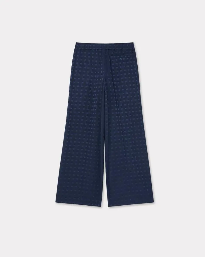 Women 039KENZO Weave039 Pajama Pants Midnight Blue Kenzo Pants And Shorts