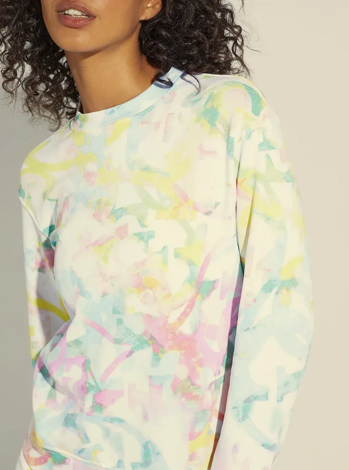 Women Activewear GUESS Dye Pop Ashleigh Active Jumper Women Activewear GUESS Dye Pop Ashleigh Active Jumper