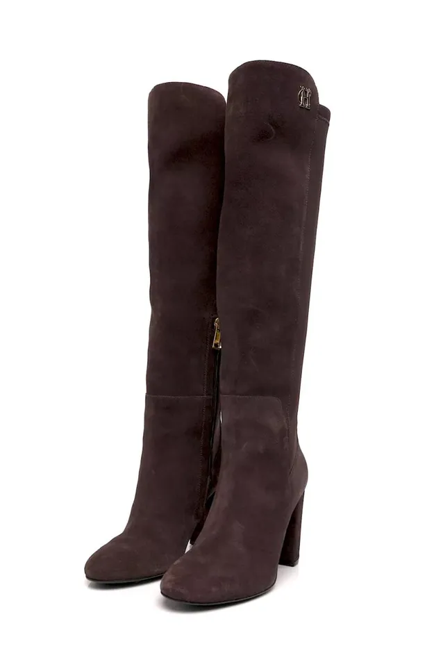 Women Albany Heeled Boot Chocolate Suede Holland Cooper Boots