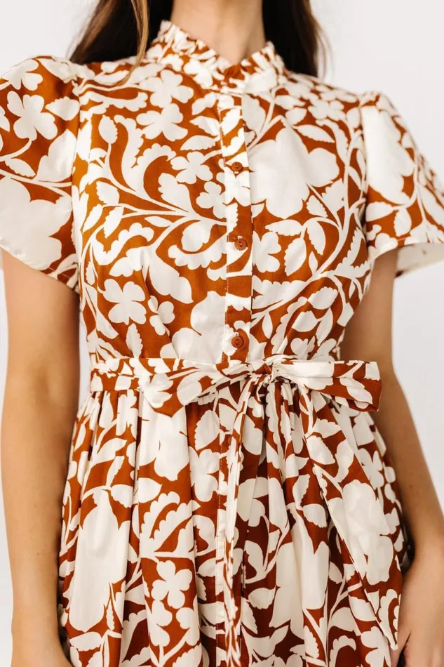 Women Aurelia Button Down Midi Dress Cream Camel Baltic Born Midi Dresses Women Aurelia Button Down Midi Dress Cream Camel Baltic Born Midi Dresses