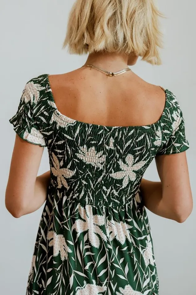 Women Becca Smocked Maxi Dress Green Baltic Born Maxi Dresses Women Becca Smocked Maxi Dress Green Baltic Born Maxi Dresses