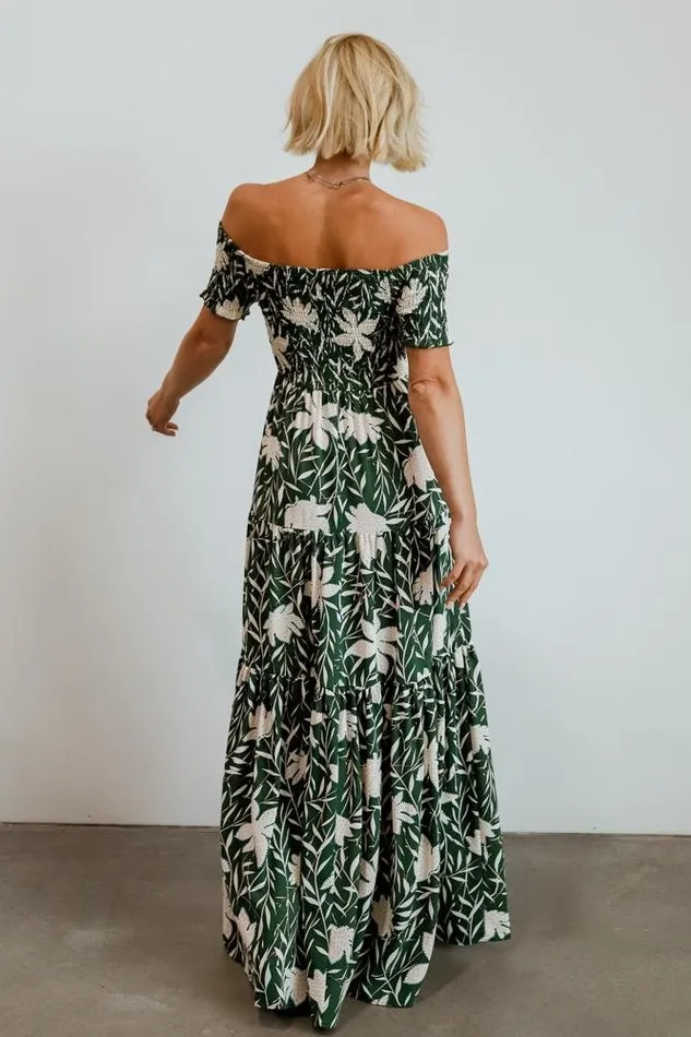 Women Becca Smocked Maxi Dress Green Baltic Born Maxi Dresses Women Becca Smocked Maxi Dress Green Baltic Born Maxi Dresses