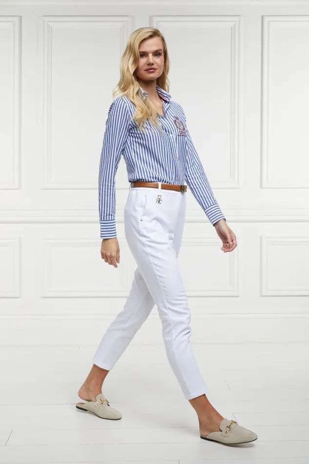 Women Bexley Cigarette Trouser White Holland Cooper Trousers
