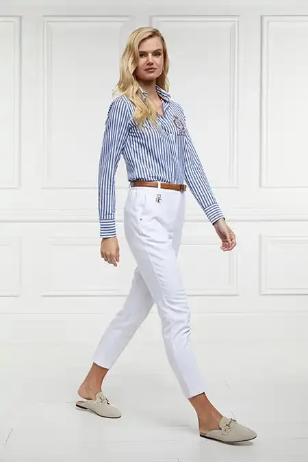 Women Bexley Cigarette Trouser White Holland Cooper Trousers