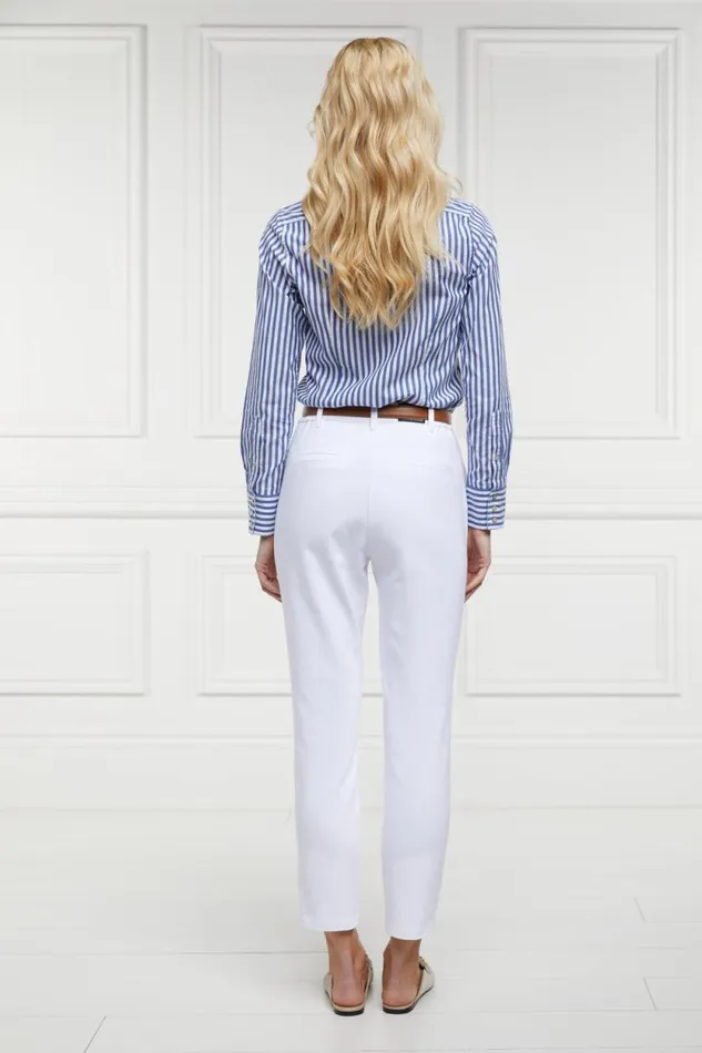 Women Bexley Cigarette Trouser White Holland Cooper Trousers