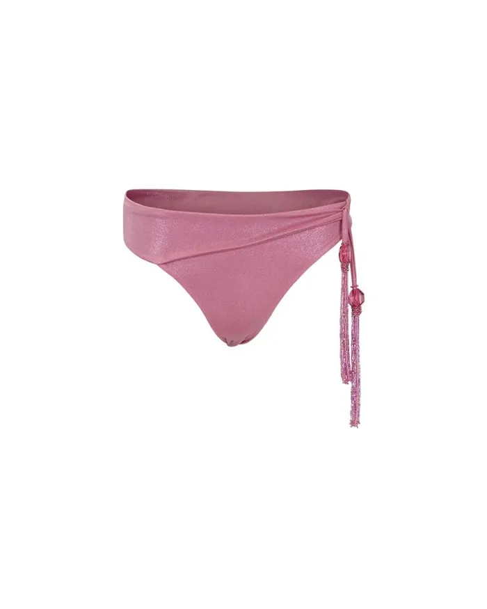 Women Bikinis PatBO TASSEL BIKINI BOTTOM Lilac