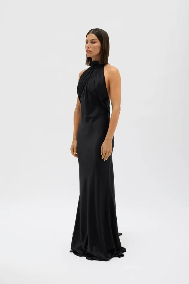 Women Black Dresses Rachel Gilbert Audrey Gown In Black Women Black Dresses Rachel Gilbert Audrey Gown In Black