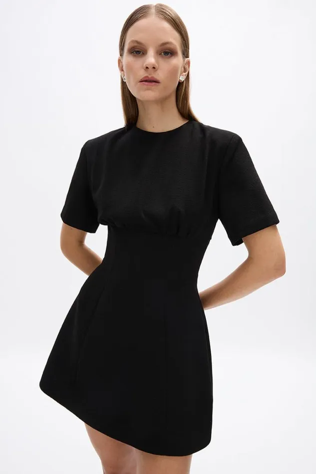 Women Black Dresses Rachel Gilbert Dover Mini Black