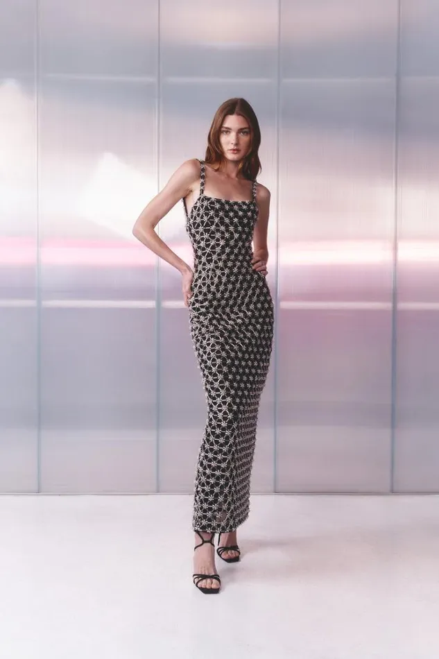 Women Black Dresses Rachel Gilbert NIXON GOWN
