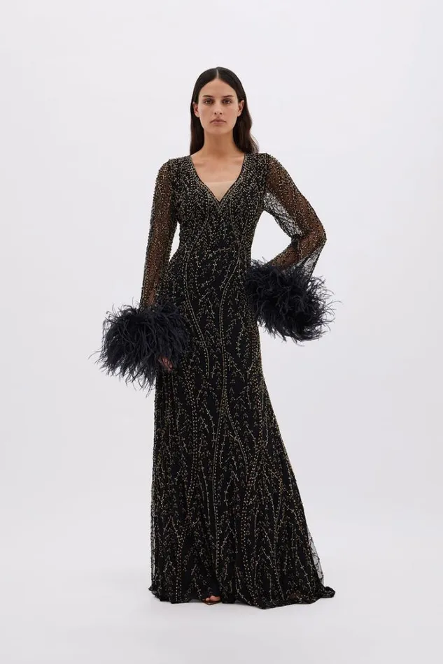 Women Black Dresses Rachel Gilbert NOWA GOWN