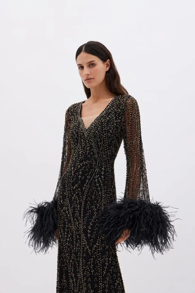 Women Black Dresses Rachel Gilbert NOWA GOWN
