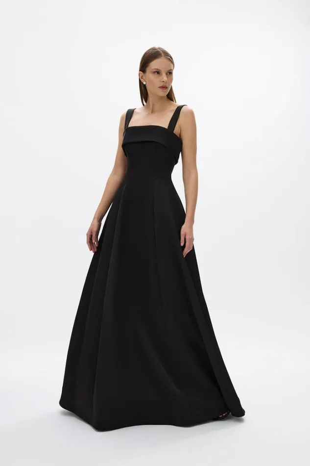 Women Black Dresses Rachel Gilbert Serra Gown Black Women Black Dresses Rachel Gilbert Serra Gown Black