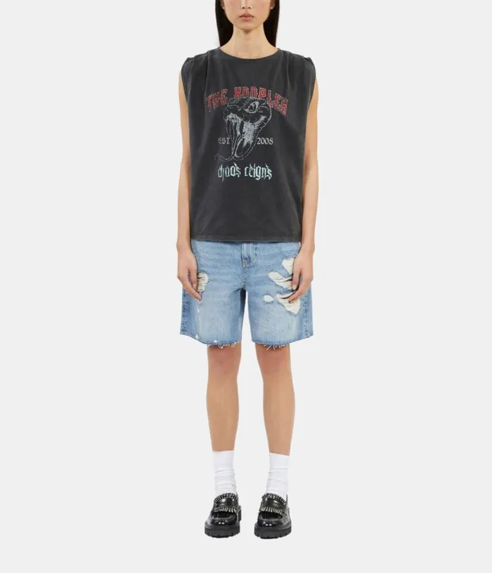 Women Black Top With Pleating THE KOOPLES Blouses and Shirts