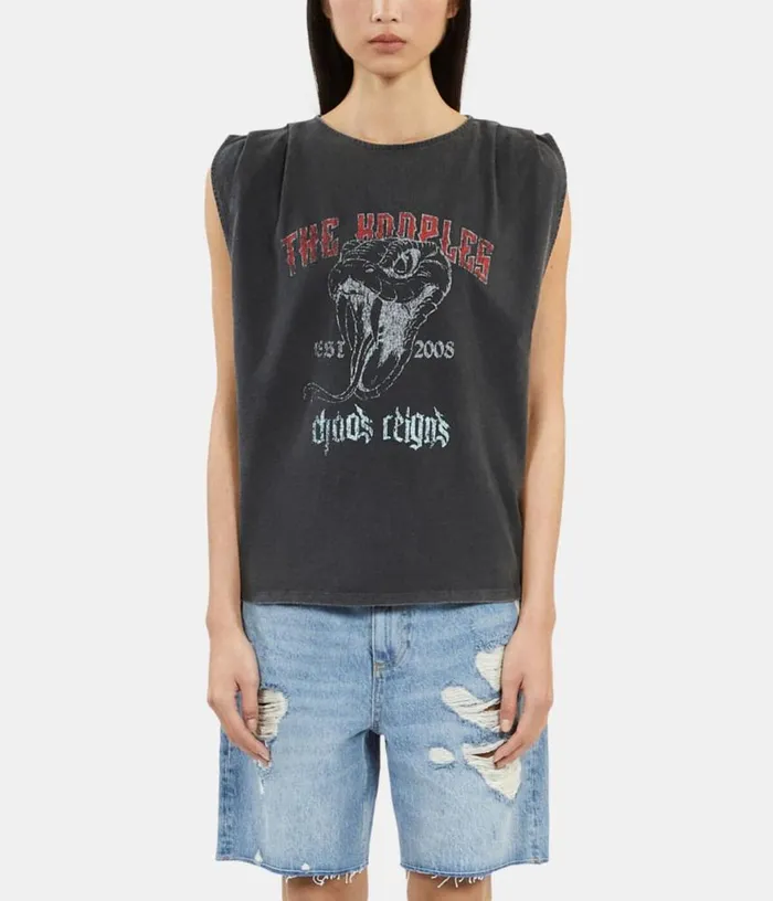 Women Black Top With Pleating THE KOOPLES Blouses and Shirts