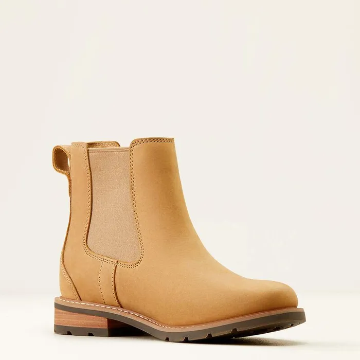 Women Booties Ariat Wexford Chelsea Boot Natural Tan Women Booties Ariat Wexford Chelsea Boot Natural Tan