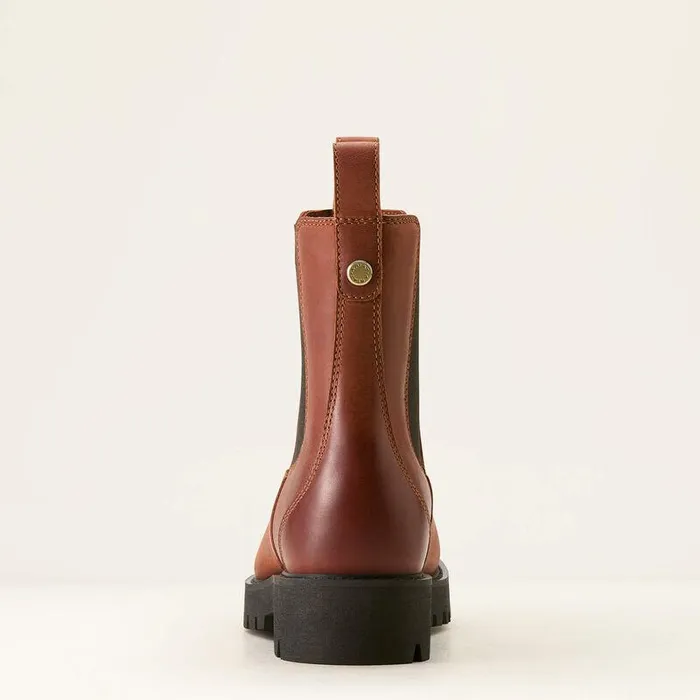 Women Booties Ariat Wexford Lug Mid Waterproof Chelsea Boot Rockwood