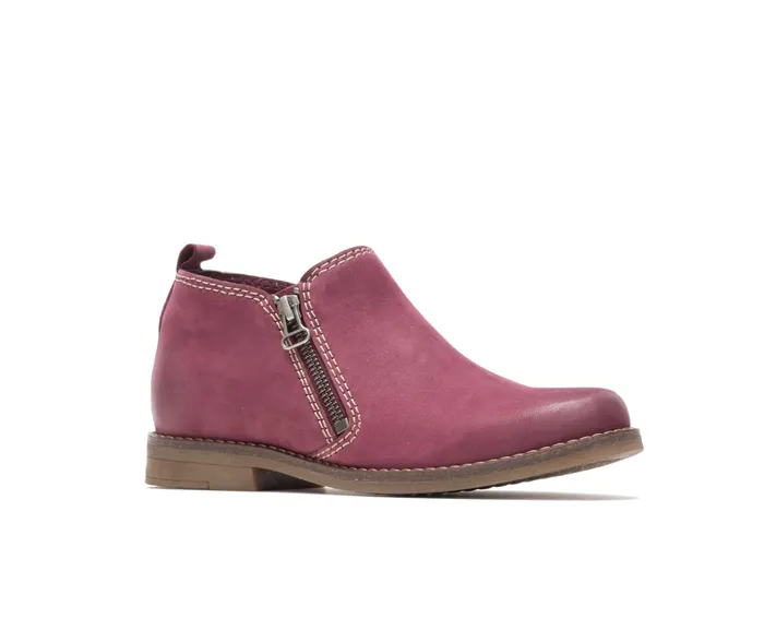 Women Boots Hush Puppies Mazin Cayto Dark Wine Nubuck