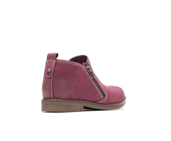 Women Boots Hush Puppies Mazin Cayto Dark Wine Nubuck