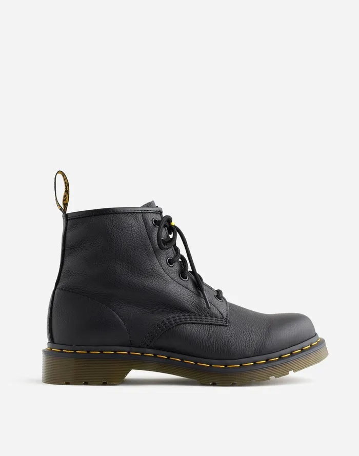 Women Boots Madewell Dr Martens 101 Boots In Leather Black Virginia