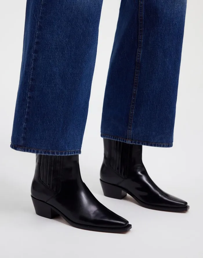 Women Boots Madewell The Ingrid Chelsea Boot True Black