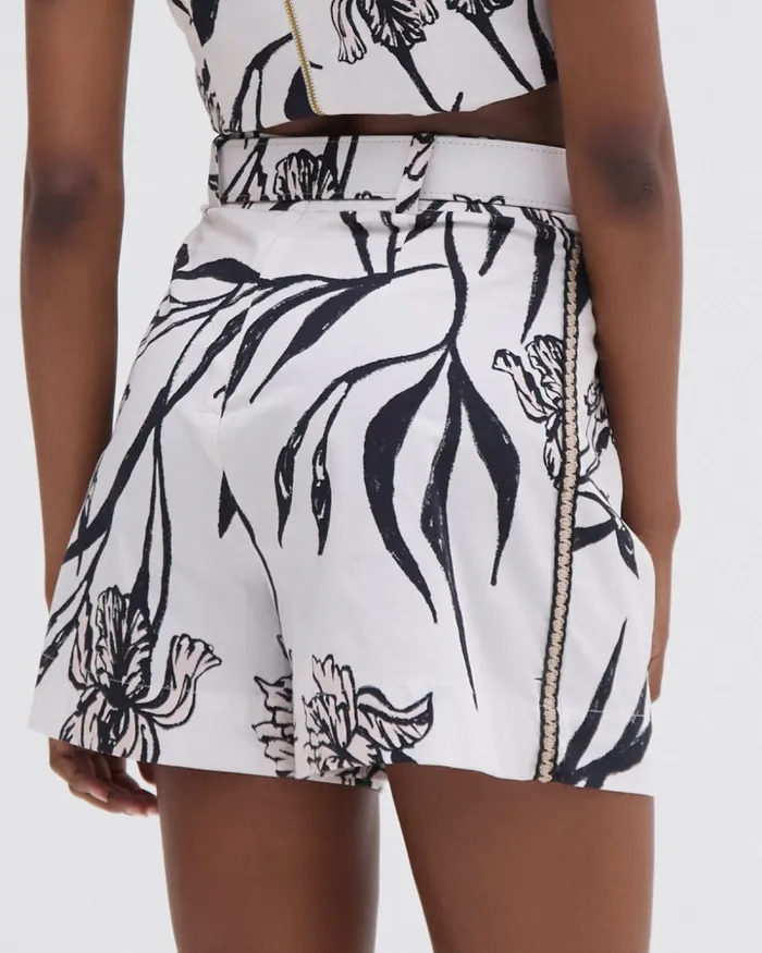 Women Bottoms PatBO IRIS SHORT Off White