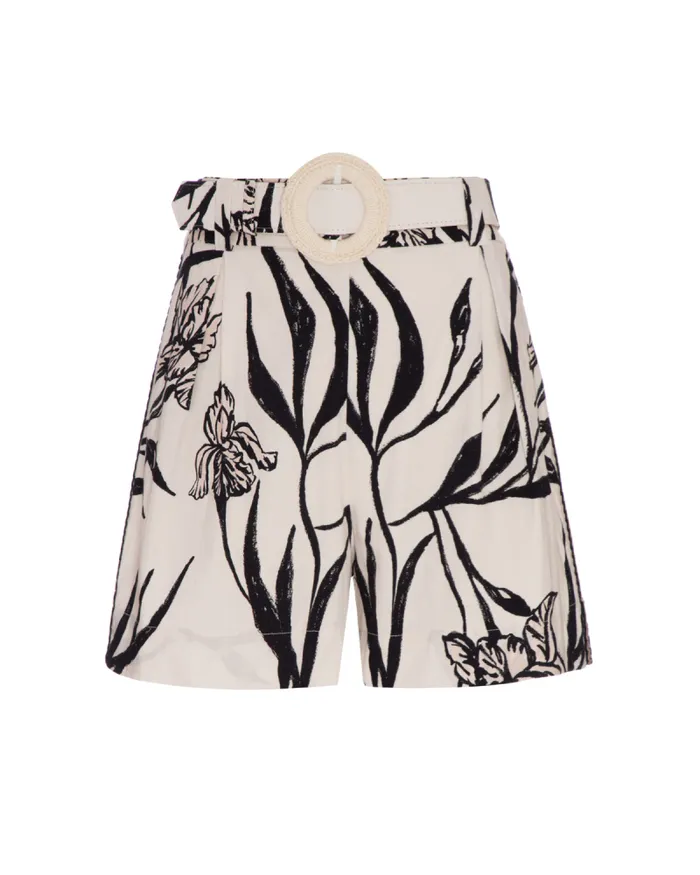 Women Bottoms PatBO IRIS SHORT Off White
