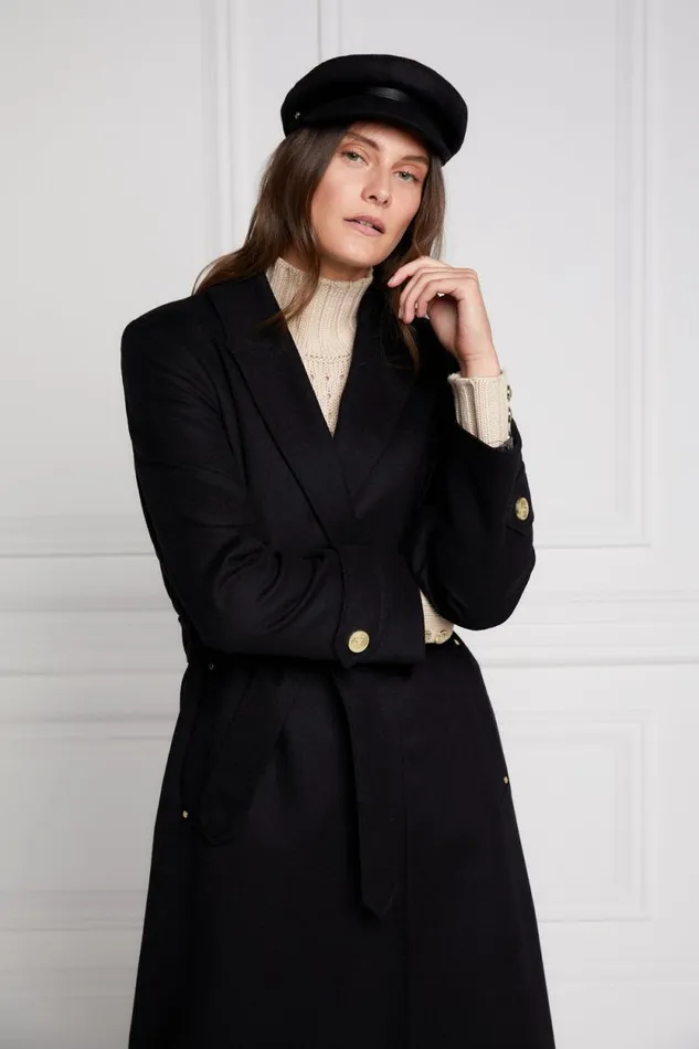 Women Bretton Hat Black Holland Cooper Hats and Headbands