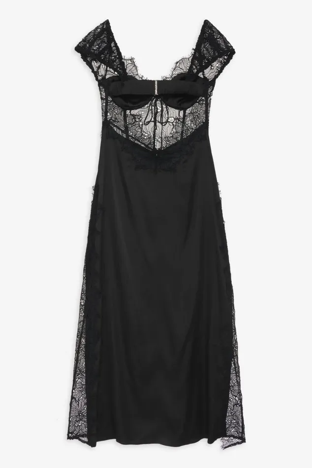 Women Casey Maxi Dress Black For Love and Lemons Dresses