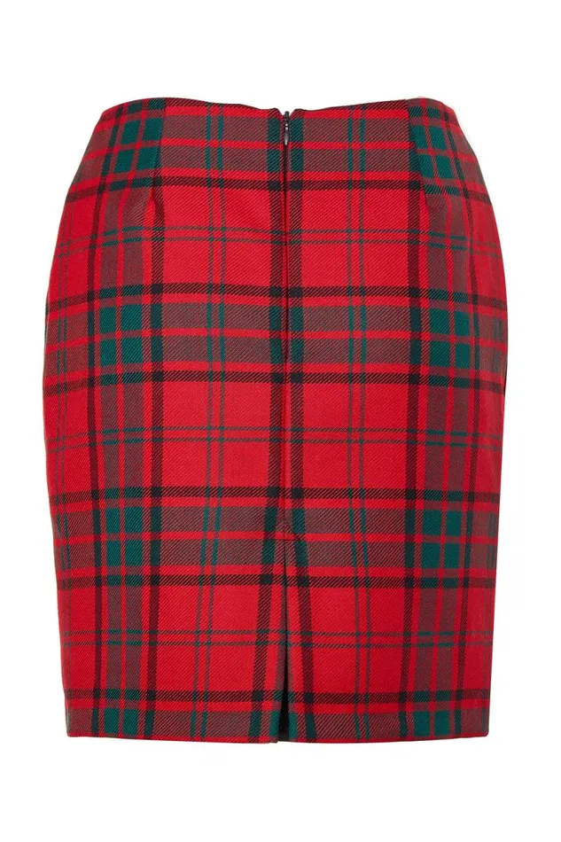 Women Chelsea Skirt Red Tartan Holland Cooper Tailoring Women Chelsea Skirt Red Tartan Holland Cooper Tailoring