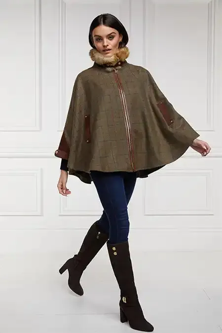 Women Chiltern Cape Glen Green Holland Cooper Tailoring