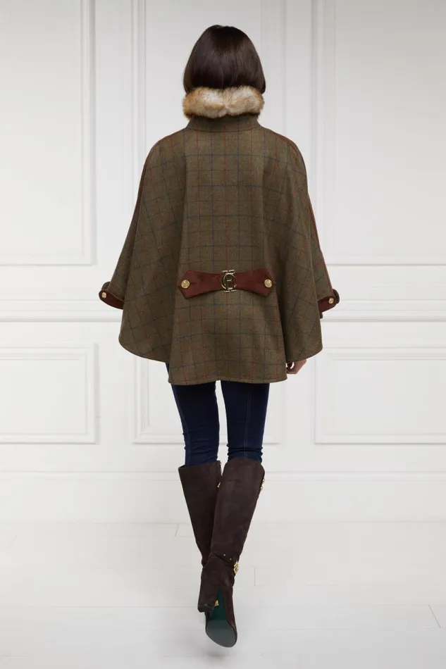 Women Chiltern Cape Glen Green Holland Cooper Tailoring
