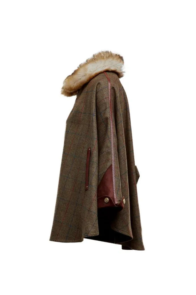 Women Chiltern Cape Glen Green Holland Cooper Tailoring