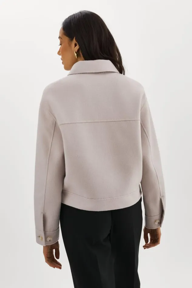 Women CHRISTINE Wool Jacket Feather Grey LAMARQUE Wool Women CHRISTINE Wool Jacket Feather Grey LAMARQUE Wool