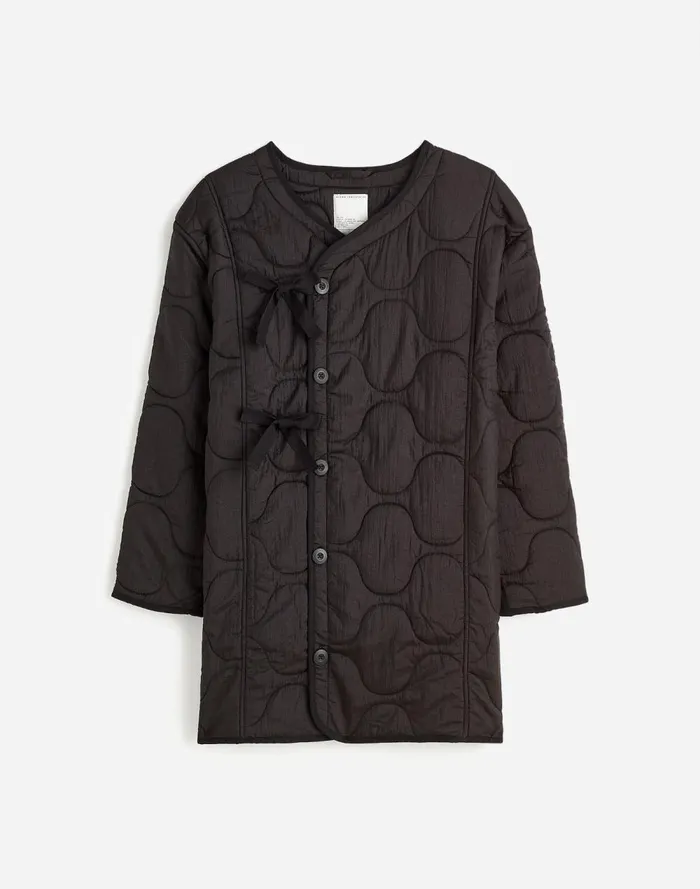 Women Coats Jackets Madewell Alpha Industries Long Liner Jacket Black