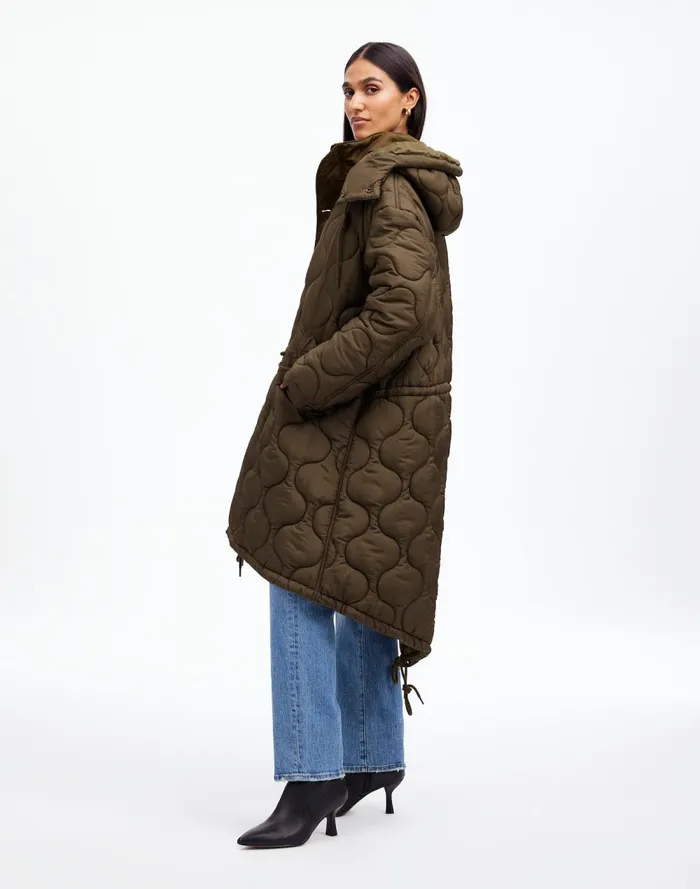 Women Coats Jackets Madewell Alpha Industries M65 Fishtail Parka Jacket Green