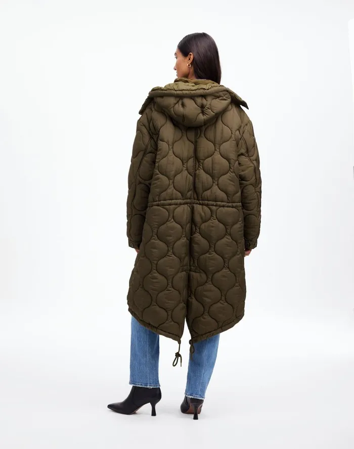 Women Coats Jackets Madewell Alpha Industries M65 Fishtail Parka Jacket Green