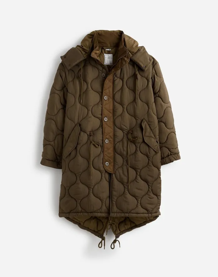 Women Coats Jackets Madewell Alpha Industries M65 Fishtail Parka Jacket Green