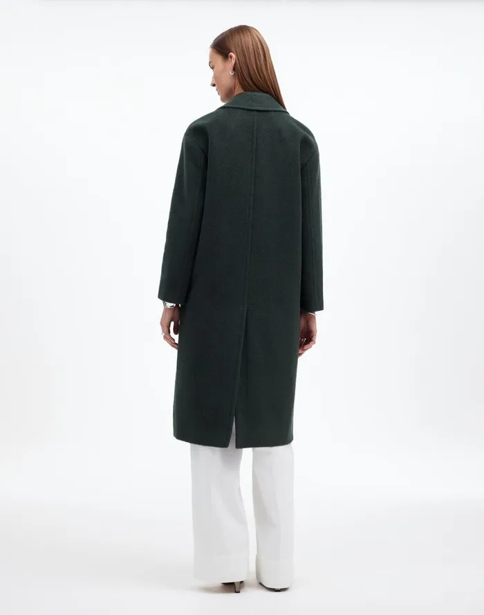 Women Coats Jackets Madewell The Alonzo Coat Luxury Forest