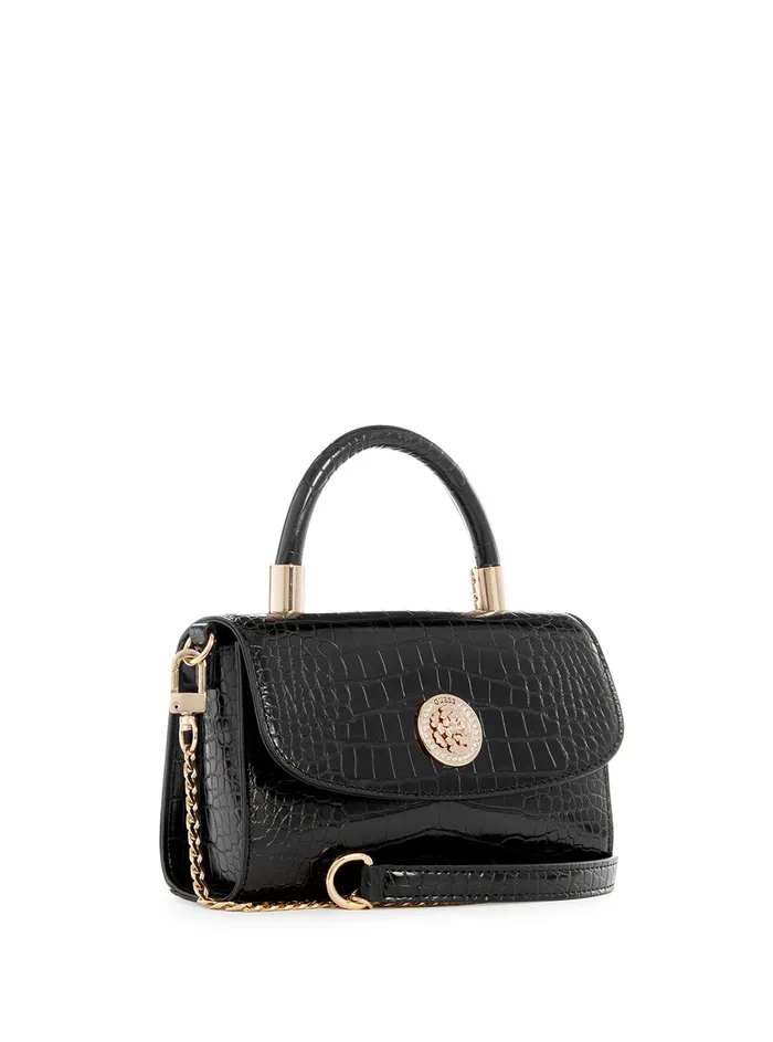Women Crossbody GUESS Black Golden Rock Crossbody Bag Women Crossbody GUESS Black Golden Rock Crossbody Bag