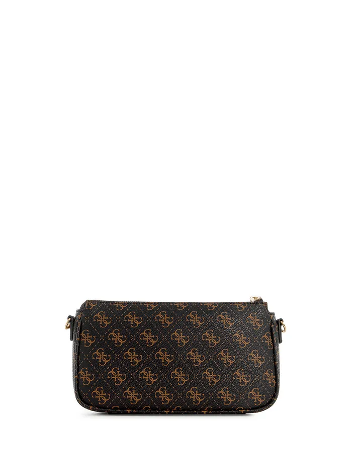 Women Crossbody GUESS Brown Logo Noelle Crossbody Pouch Bag Women Crossbody GUESS Brown Logo Noelle Crossbody Pouch Bag