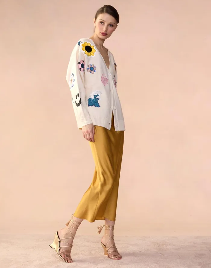 Women Cynthia Rowley Bottoms Sienna Silk Skirt Gldylw